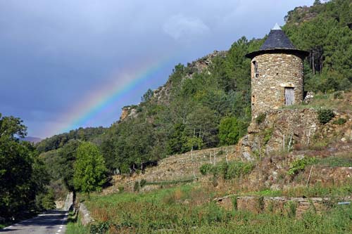 Regenbogen im Gardon-Tal