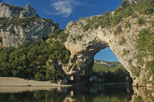 Die Pont d`Arc im Ardéchetal