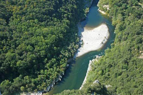 In der Ardécheschlucht