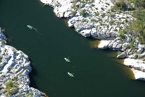 Im Oktober kann man die Paddler noch zählen...