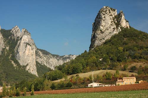 Felslandschaft bei Saou