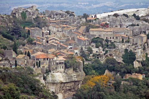 Die Festung Les Baux in den Alpilles