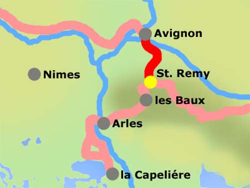 15. Etappe: St. Remy - Avignon am 15.10.2005