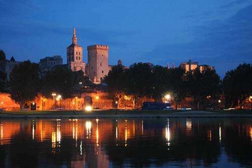 Der Papstpalast in Avignon