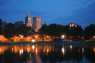 Der Papstpalast in Avignon