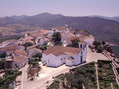 Die Festung Marvão hoch über der Serra de São Mamede