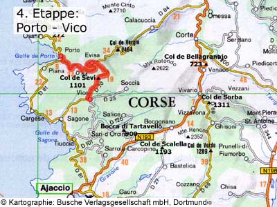 4. Etappe: Porto - Vico