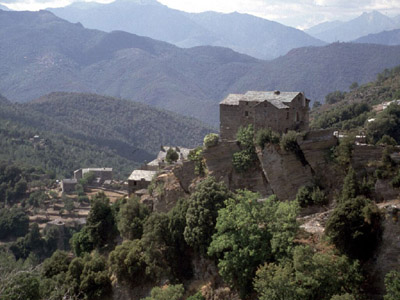 In Morosaglia hoch über dem Casaluna-Tal