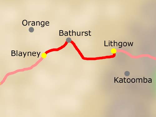 2. Etappe: Lithgow - Blayney am 11.03.2004
