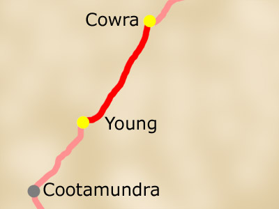 Samstag 13.03.: Cowra - Young
