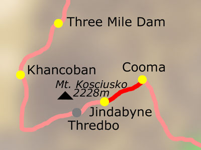 Freitag, 19.03. Jindabyne - Cooma: