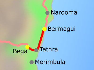 Sonntag, 21.03. Bega - Bermagui: