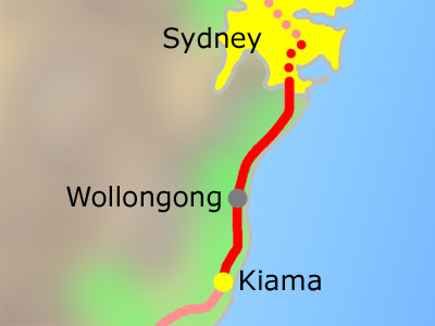 Freitag, 26.03. Kiama - Sydney: