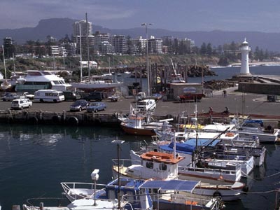 Der Hafen in Wollongong