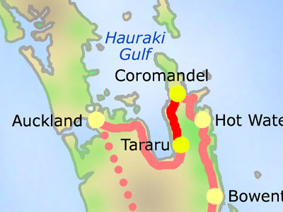 Freitag 20.02.: Thames - Coromandel