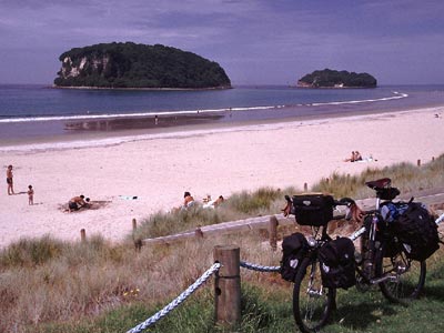 Am Strand in Whangamata