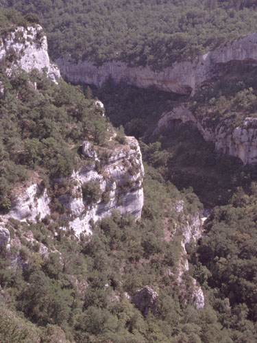 Nesque-Schlucht bei Sault