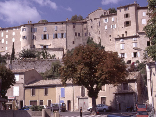 Banon am Rande des Plateau von Vaucluse