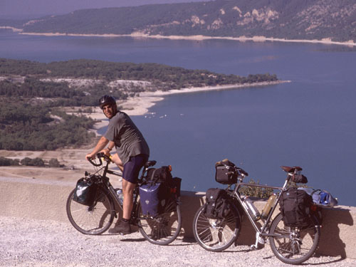 Rast hoch ber dem Lac de St. Croix