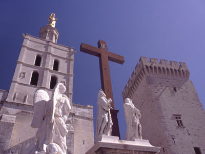 Der Papstpalast in Avignon