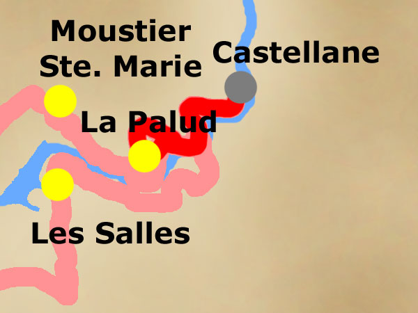 Samstag, 11.09.: La Palud - Castellane - La Palud