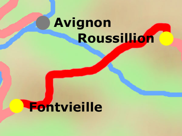 Mittwoch, 15.09.: Roussillion - Fontvielle