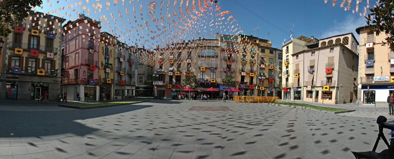 Stadtplatz in Olot