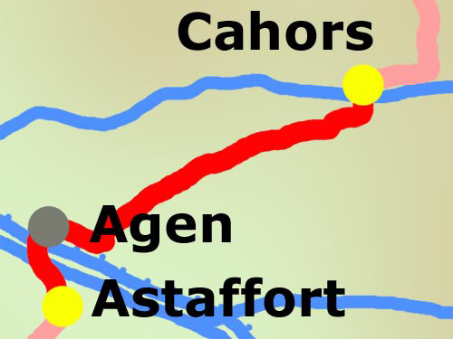 3. Etappe: Cahors - Astaffort am 16.07.2005
