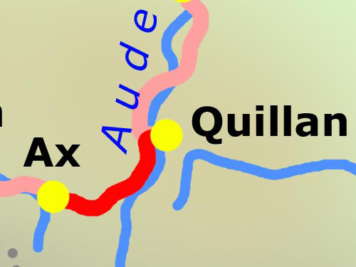 15. Etappe: Ax les Thermes - Quillan am 28.07.2005