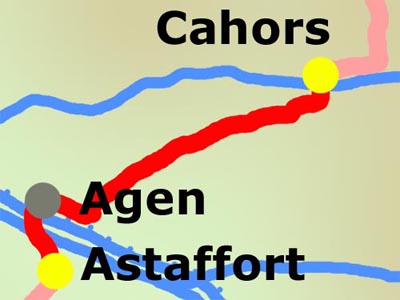 Samstag, 16.07. Cahors - Astafford: