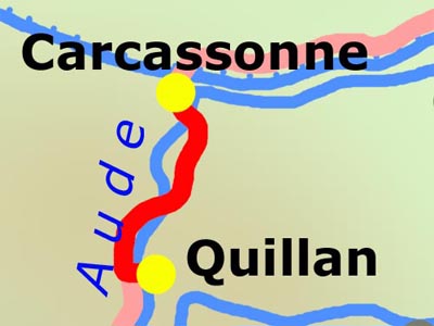 Freitag, 29.07. Quillan - Carcassonne: