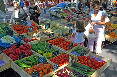 Markt in Bziers