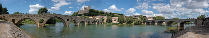 Orbbrücken in Béziers